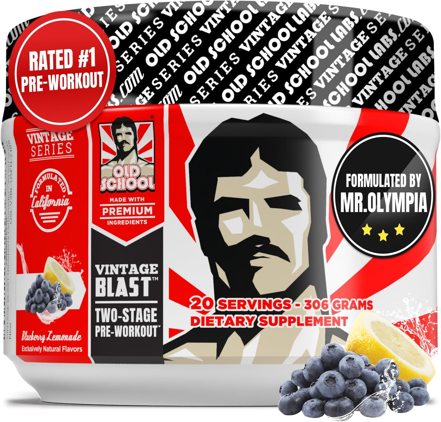 Old School Labs Ultimate 2 Stage Pre Workout for Explosive Energy