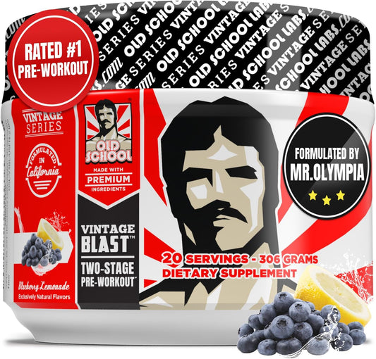 Old School Labs Ultimate 2 Stage Pre Workout for Explosive Energy